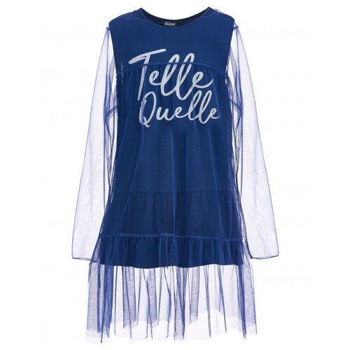 фото Комплект майка и туника gulliver 21809gtc1208 синий 158