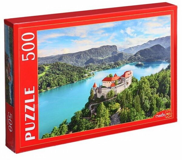Пазл "Словения. Замок на озере Блед", 500 элементов