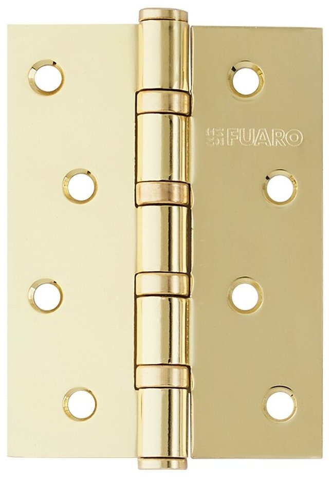 Петля Fuaro карточная универсальная неразъемная 100х75 мм латунь