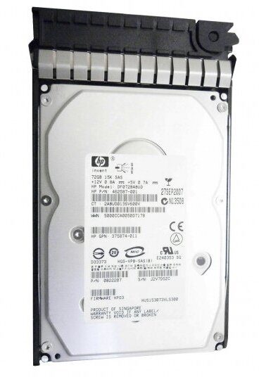 Жесткий диск HP DF072BABUD 72Gb SAS 3,5" HDD