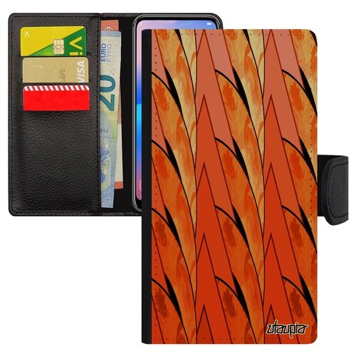 фото Чехол книжка для мобильного galaxy a5 2017, "восход" солнце треугольник utaupia