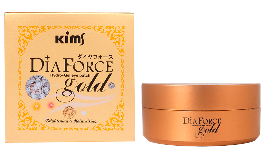 KIMS Патчи гидрогелевые Сила Золота / Dia Force Gold Hydro-Gel Eye Patch 60 шт