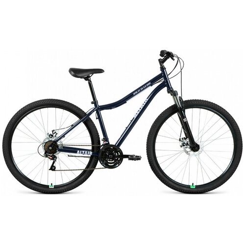 фото Велосипед altair mtb ht 29 2.0 disc (29" 21 ск. рост 19") 2020-2021, темно- синий/серебристый, rbkt1m19g004