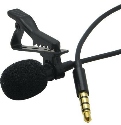 Петличный микрофон 3.5 aux Lavalier MicroPhone с клипсой