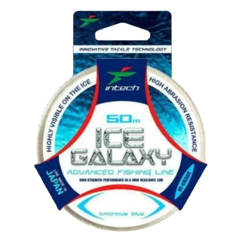 фото Монофильная леска intech ice galaxy d=0.187 мм, 30 м, 2.96 кг, голубой