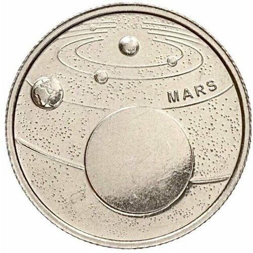 Памятная монета 1 куруш Марс. Солнечная система. Турция, 2022 г. в. Монета в состоянии UNC