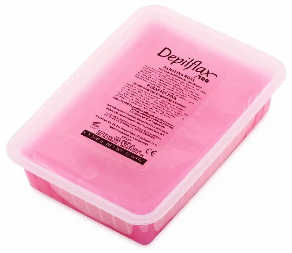 Горячий парафин розовый Depilflax 500 гр