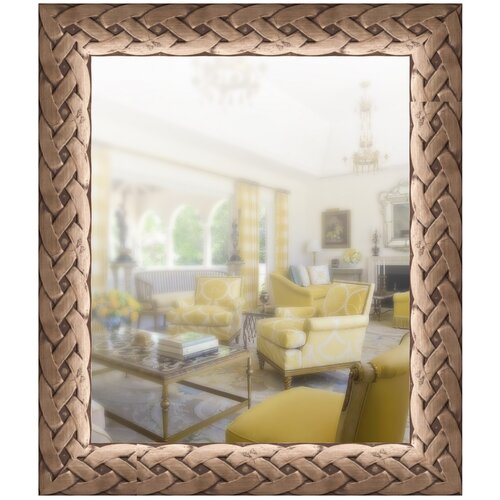 фото Зеркало в широкой раме 60 x 70 см, модель p075011 аурита