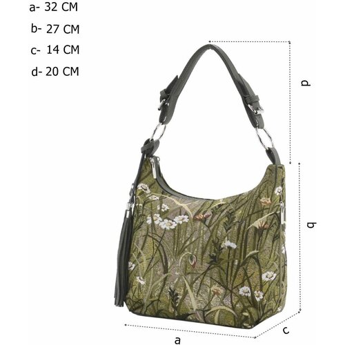 Сумка женская гобелен на плечо