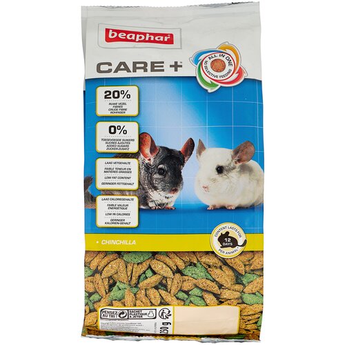 BEAPHAR Сухой корм Care+ для шиншилл 1,5 кг