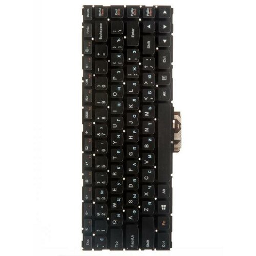 Клавиатура keyboard для ноутбука Lenovo IdeaPad Yoga 500-14IBD 500-14IHW 500-14ISK черная 925₽