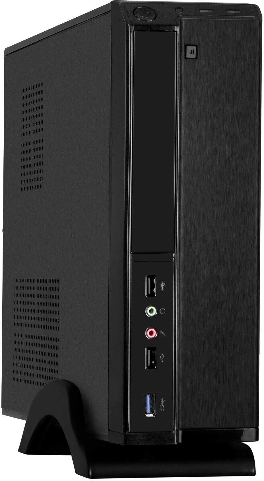 Корпус Desktop ExeGate MI-207U-450W-8 (miniITX/mATX, БП M450 с вент. 8см, 1*USB+1*USB3.0, аудио, черный) EX288783RUS
