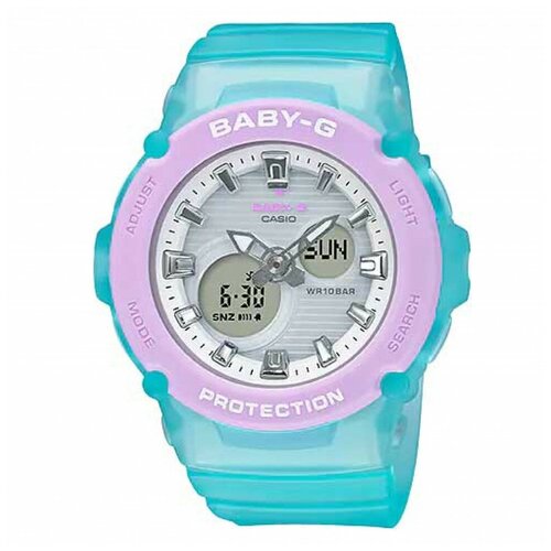 фото Наручные часы casio наручные часы casio baby-g bga-270-2a, синий, голубой