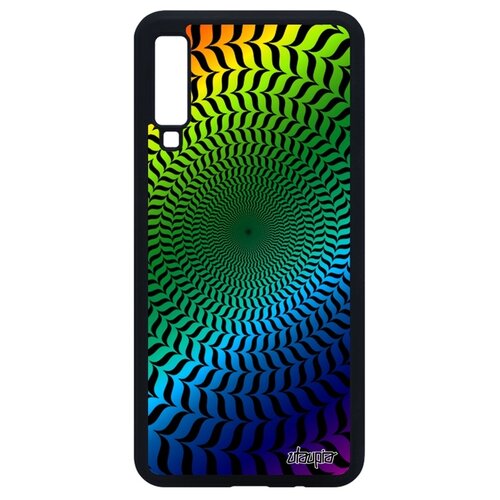 фото Чехол для мобильного galaxy a7 2018, "иллюзия круга" мираж геометрический utaupia