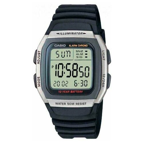 Наручные часы CASIO Collection, серый обычный товар casio w 96h 1a