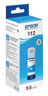 Чернила Epson I/C (c) T06C24 для L65ХХ/L15ХХХ голубой (C13T06C24A)