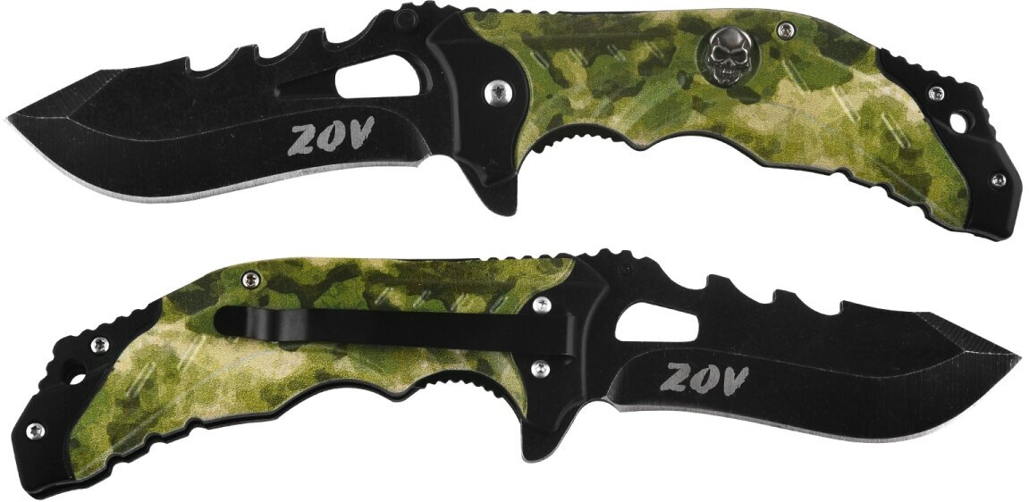 Складной нож с символикой ZOV