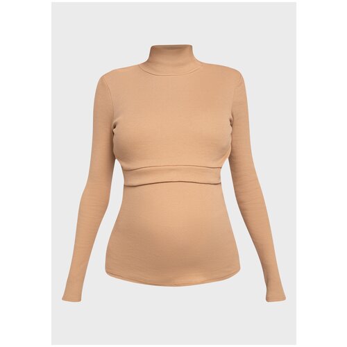 фото Водолазка i love mum размер: 48 бежевый