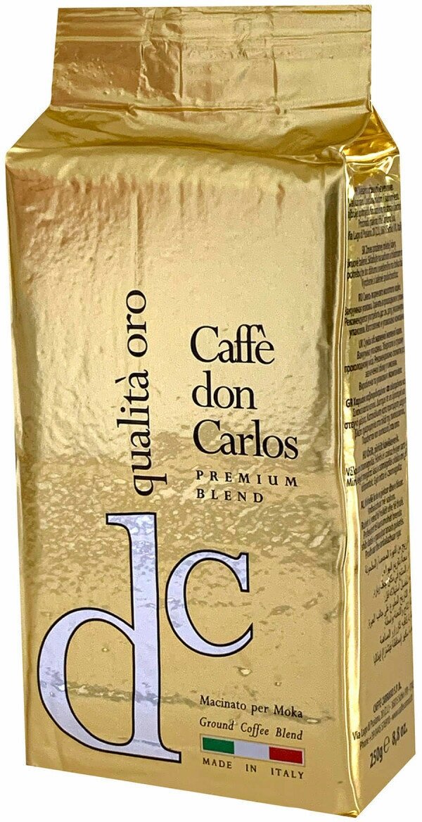 Кофе Don Carlos "Qualita Oro" молотый 250 г