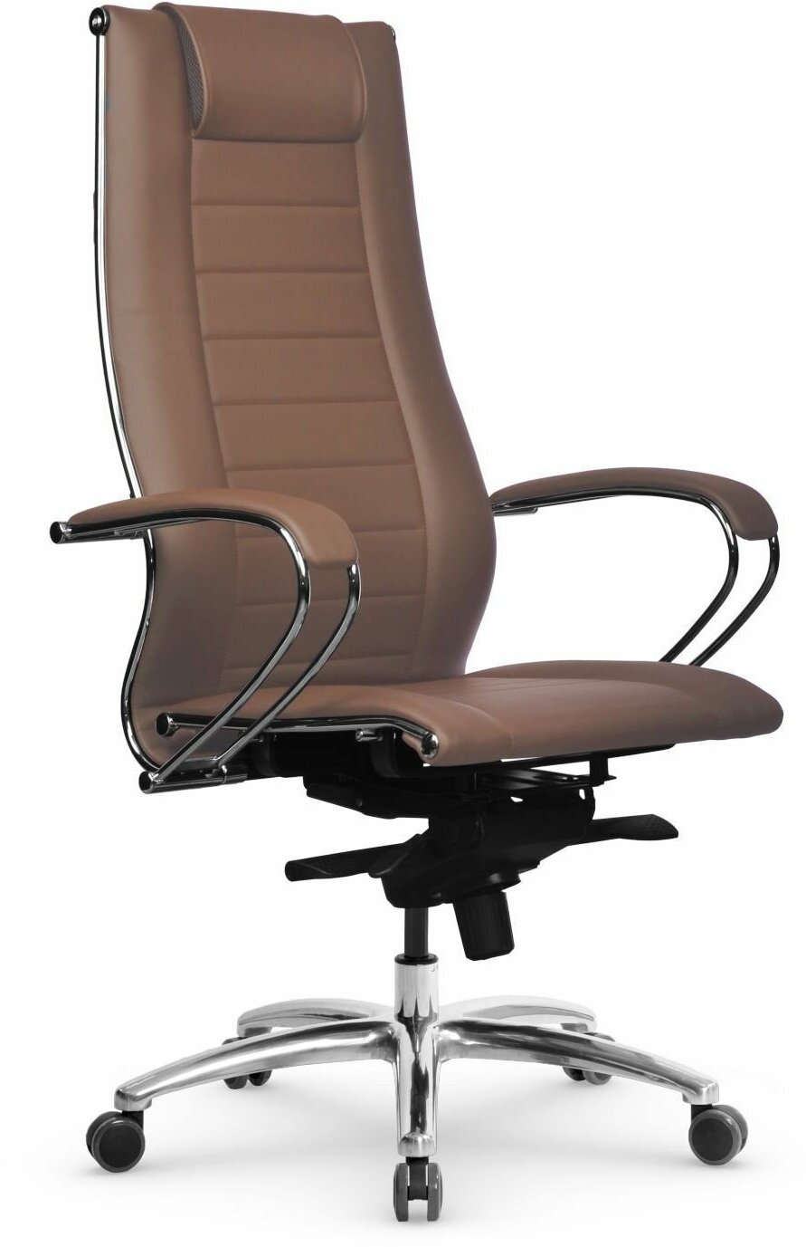 Офисное Кресло руководителя Samurai Lux-2 Infinity Easy Clean (MPES) Светло-коричневый