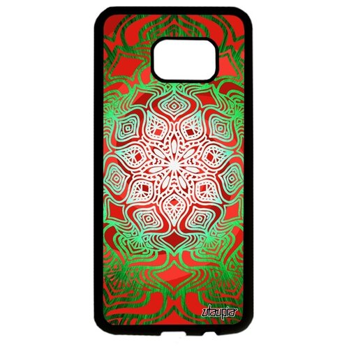 фото Чехол на мобильный samsung galaxy s7 edge, "мандала" антистресс цветок utaupia