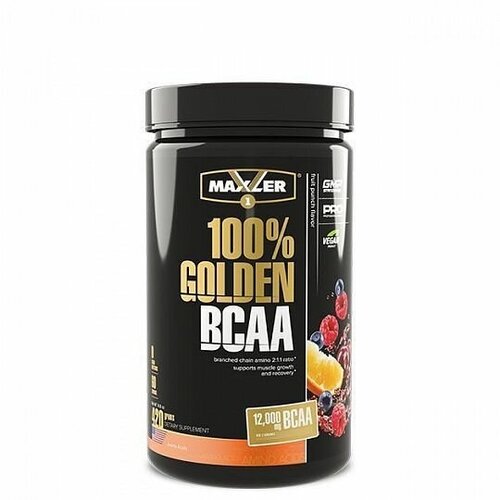 Фруктовая смесь Maxler 100% Golden BCAA 420 гр (Maxler) bcaa maxler 100% golden фруктовый пунш 420 гр