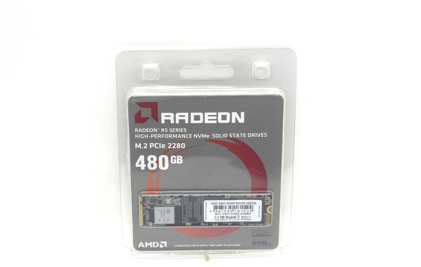 SSD накопитель AMD Radeon 480Гб, M.2 2280, SATA III - фото №4
