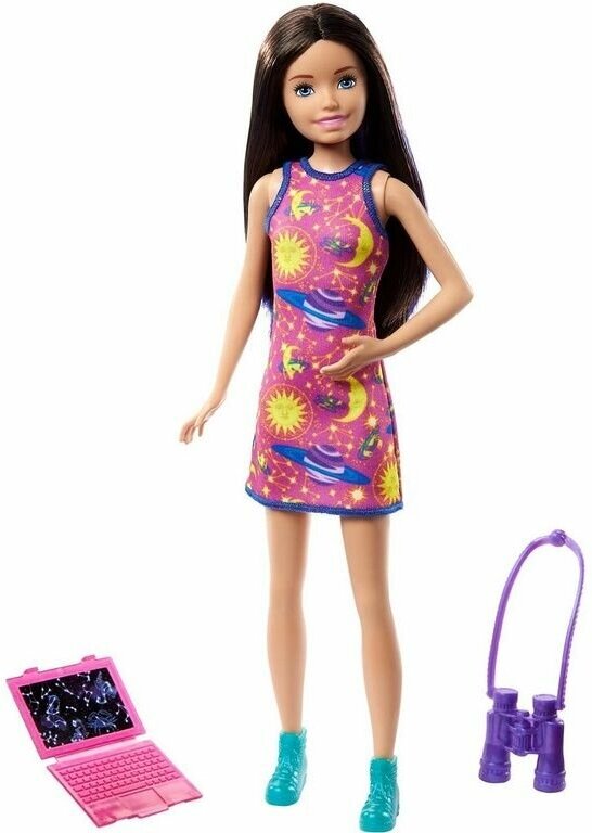 Barbie Кукла Космос Скиппер с биноклем, GTW29