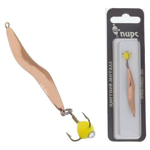 Блесна зимняя пирс Змейка с черт Снеток мал 37г медь блистер 400₽