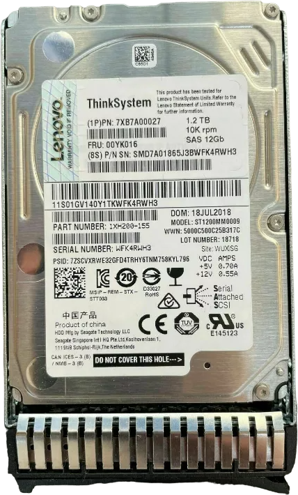 Жесткий диск IBM SAS 1.2Тб 2.5" 10000 rpm (00YK016, 7XB7A00027)