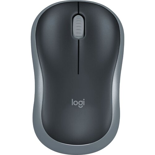 Мышь Logitech M185 серыйчерный оптическая 1000dpi беспроводная USB11 для ноутбука 2but 200900₽