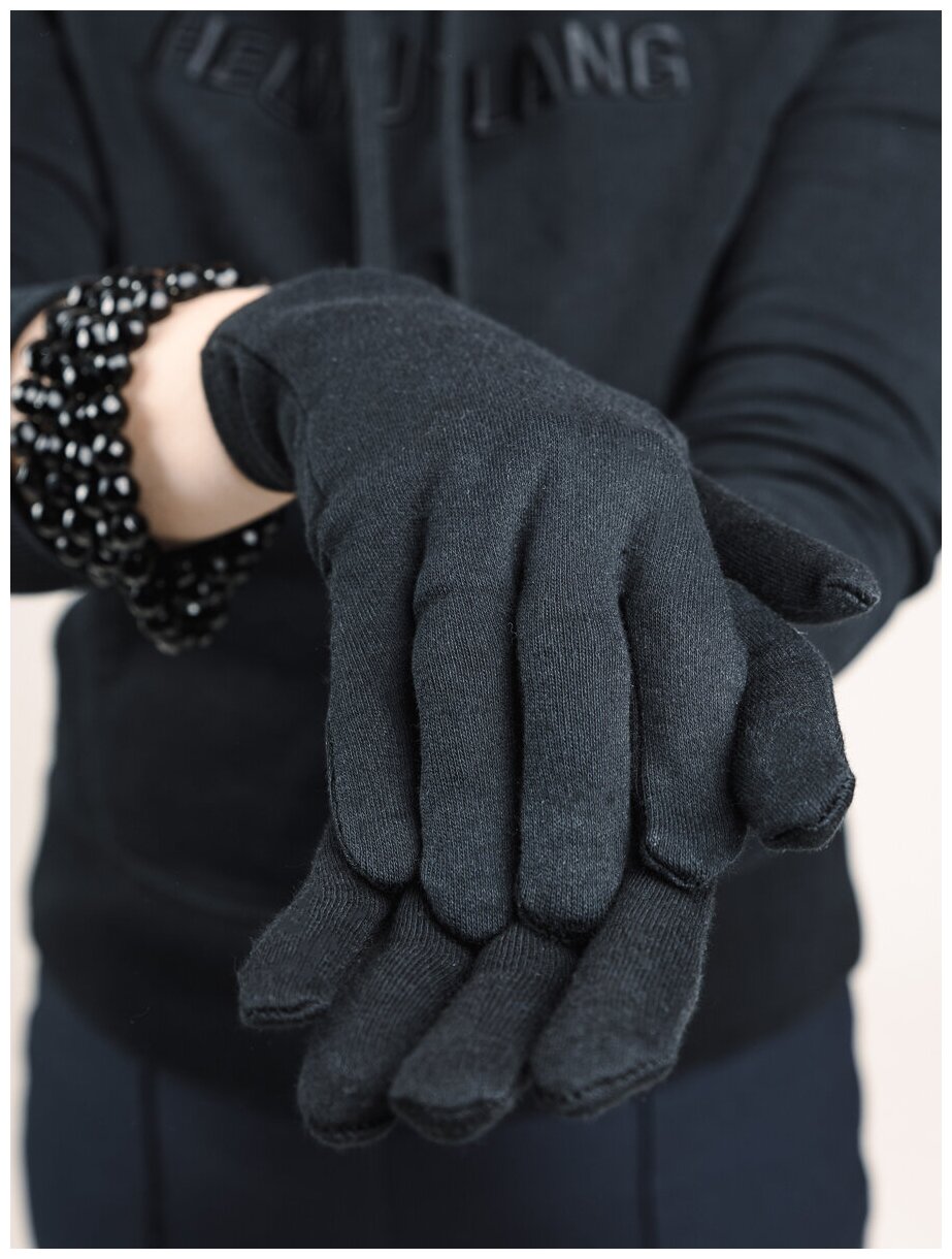 Перчатки хлопковые Safe-Store, черные, размер XL (3 пар в уп.) - фотография № 4