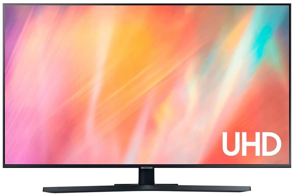 Телевизор Samsung UE58AU7500U 2021 LED, HDR, черный