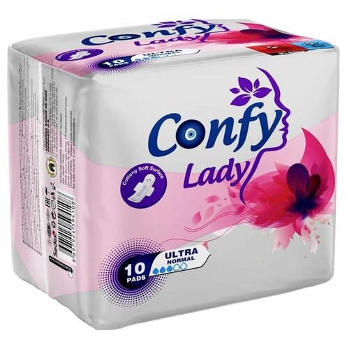 Прокладки гигиенические Confy Lady Ultra Normal, 10шт