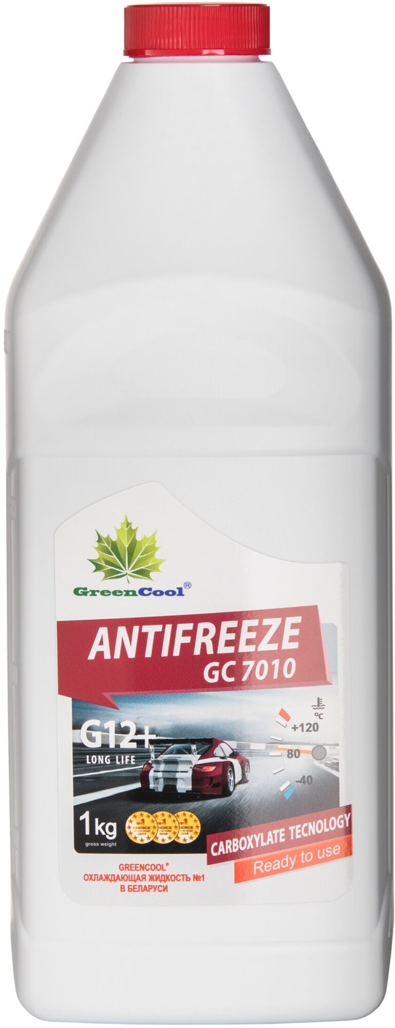 Антифриз GreenCool GC7010 G12+ 1 кг (красн.) BASF Carboxylate Long Life GreenCool 792248