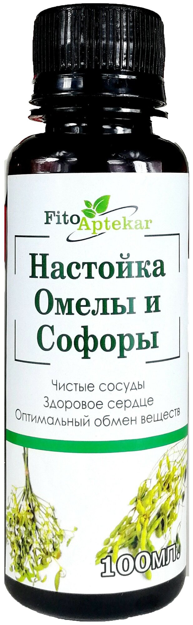 Настойка Фитоаптекарь Омелы и софоры, 100 г, 100 мл