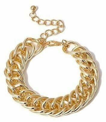Женский браслет-цепочка под золото из элитной бижутерии 