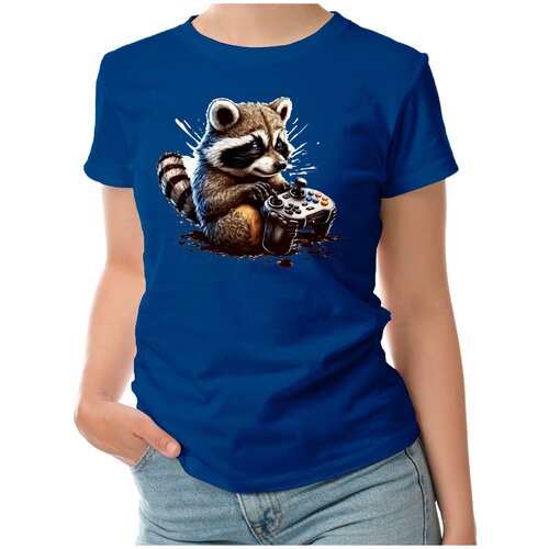 фото Футболка roly, размер l, синий