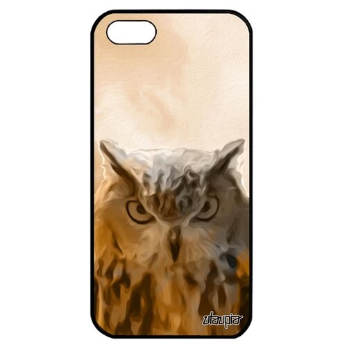 фото Чехол на мобильный apple iphone 5 5s se, "сова" хищник сыч utaupia