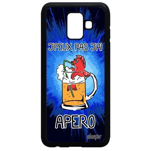 фото Чехол для телефона samsung galaxy a6 2018, "не могу - у меня аперитив!" пиво шутка utaupia