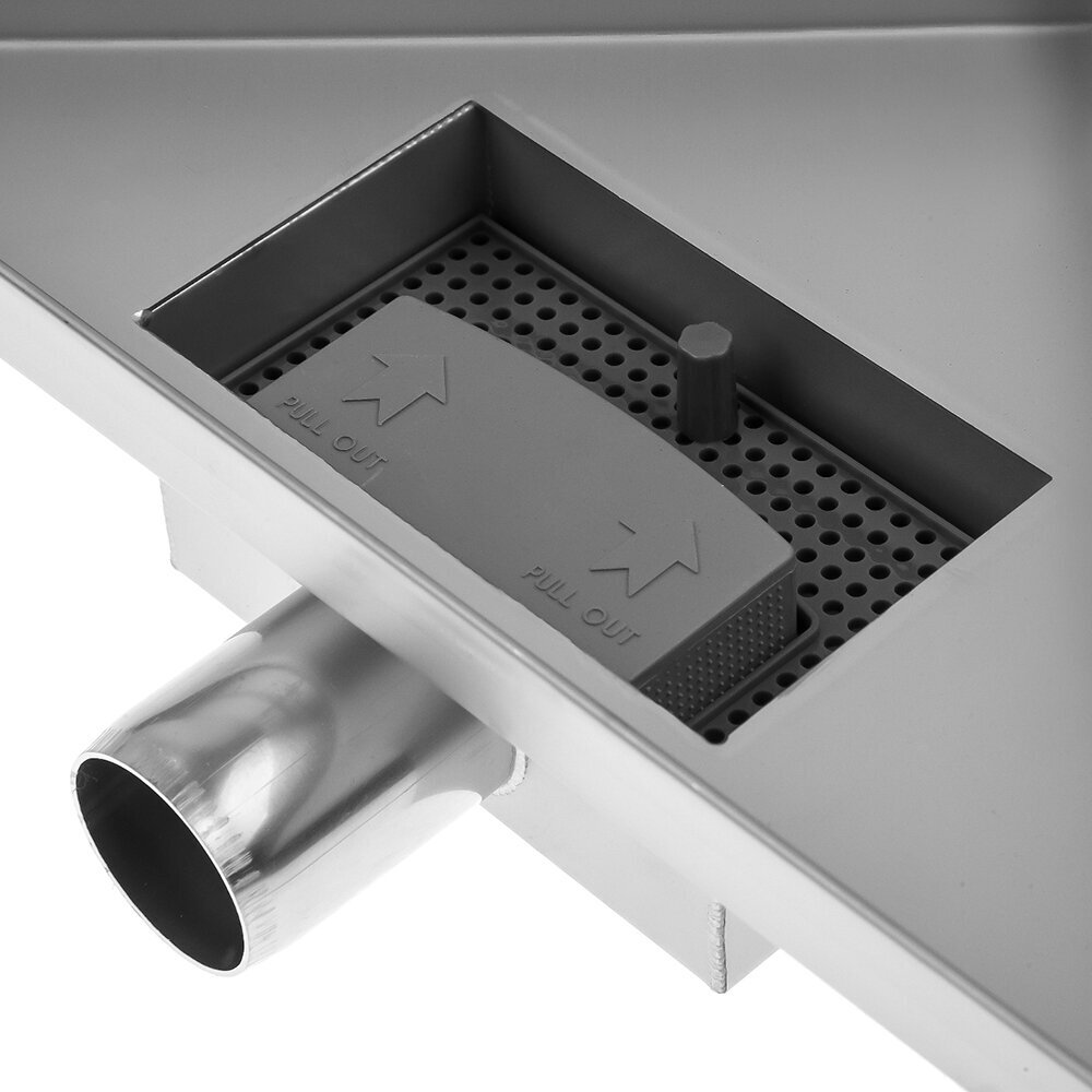 Трап для душа Ore Drain T2 универсальный затвор 355x92x250 мм нержавеющая сталь - фото №7