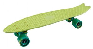 Скейтборд пластиковый Tech Team Fishboard 23 light green 1/4 TLS-406