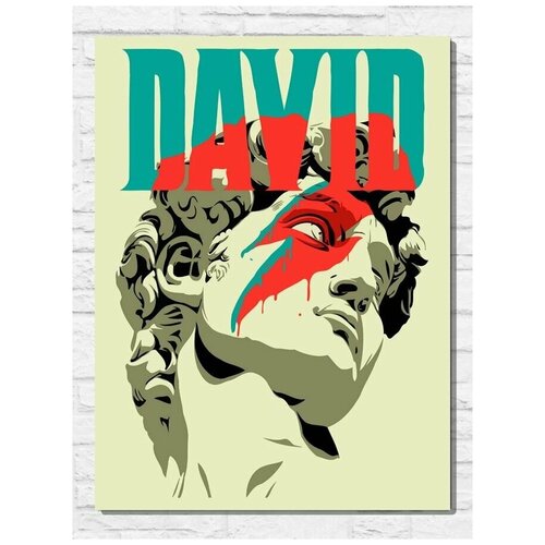 Картина по номерам на холсте статуя Давида - 11413 В 30x40 картина по номерам статуя давида микеланджело 7137 в 30x40