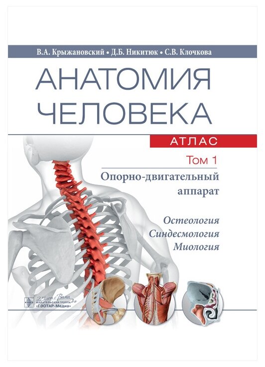 Анатомия человека. Атлас в 3-х томах. Том 1. Опорно-двигательный аппарат