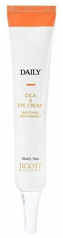 Jigott Ежедневный крем для век с экстрактом центеллы азиатской Eye Cream Daily Cica, 50 мл