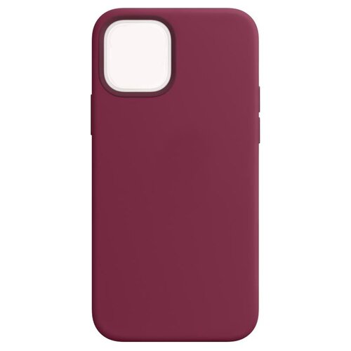 фото Силиконовый чехол silicone case для iphone 12 / 12 pro 6.1", спелый баклажан grand price