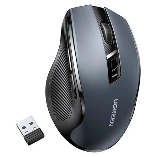 Мышь Ugreen MU006 Ergonomic Wireless Black 90855