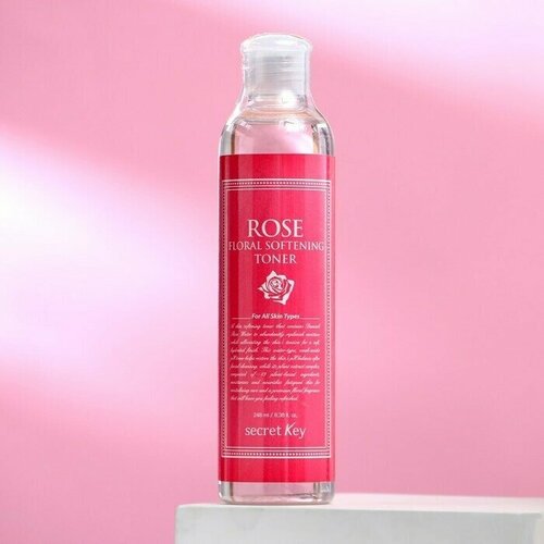 Увлажняющий тонер для лица с экстрактом дамасской розы Secret Key Rose Floral Softening Tone, 248 мл