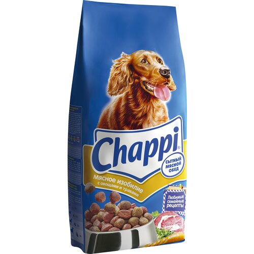 Корм сухой для собак Chappi Сытный мясной обед, мясное изобилие, 2,5 кг