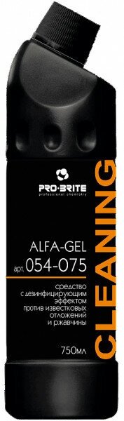 Pro-Brite гель от ржавчины и известковых отложений Alfa-gel, 0.75 л - фотография № 9